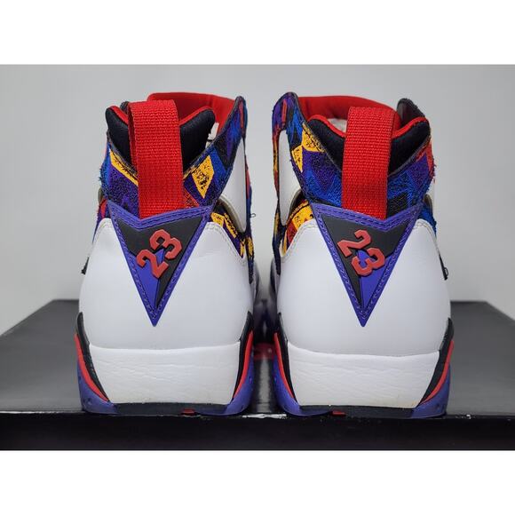 Air Jordan 7 Retro SWEATER 304775 142 Size 10.5 PRE-OWNED - Picture 4 of 8